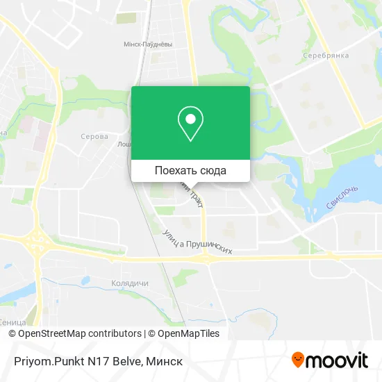 Карта Priyom.Punkt N17 Belve