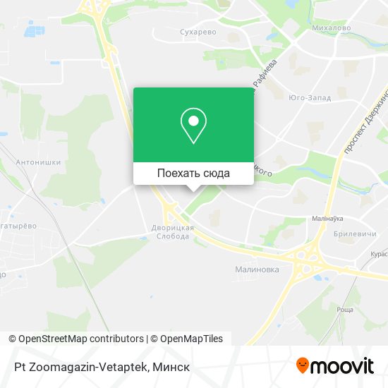 Карта Pt Zoomagazin-Vetaptek