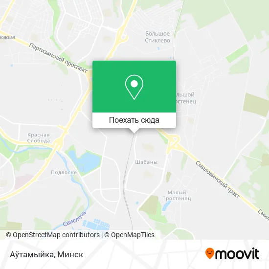 Карта Аўтамыйка
