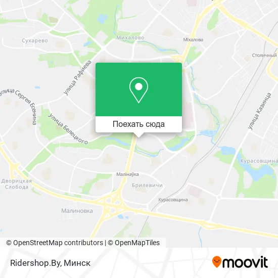Карта Ridershop.By