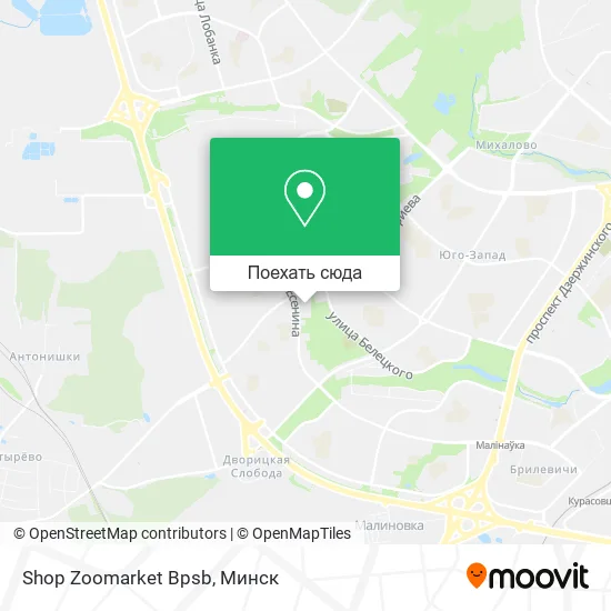 Карта Shop Zoomarket Bpsb