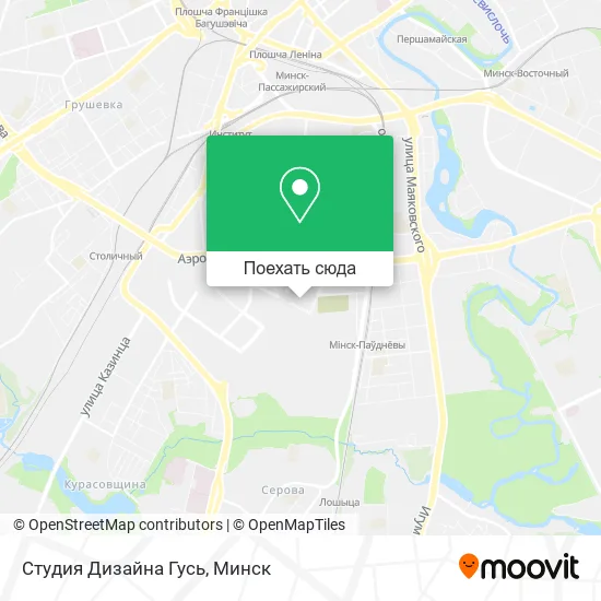 Карта Студия Дизайна Гусь