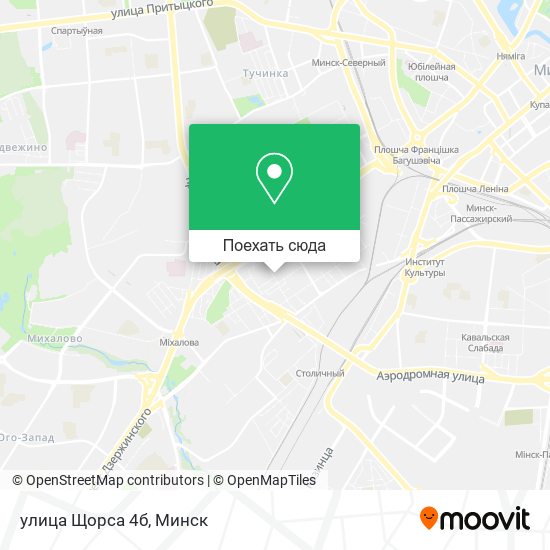 Карта улица Щорса 4б