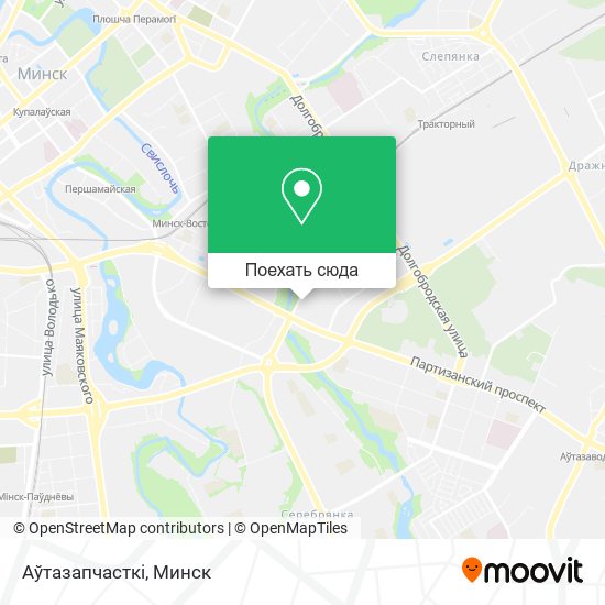 Карта Аўтазапчасткі
