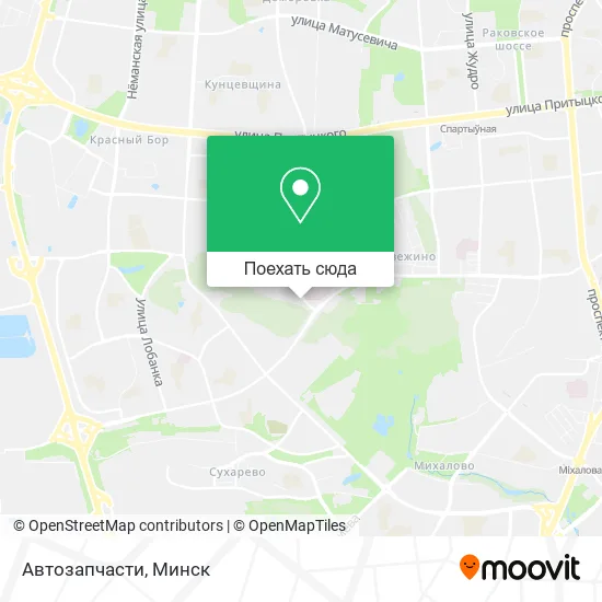 Карта Автозапчасти