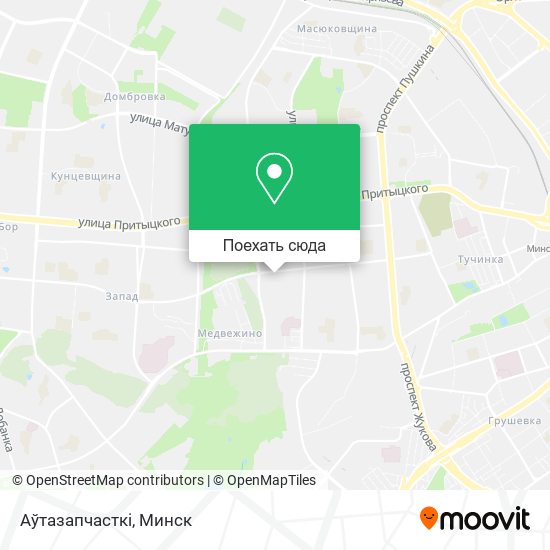 Карта Аўтазапчасткі
