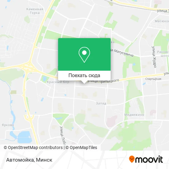 Карта Автомойка