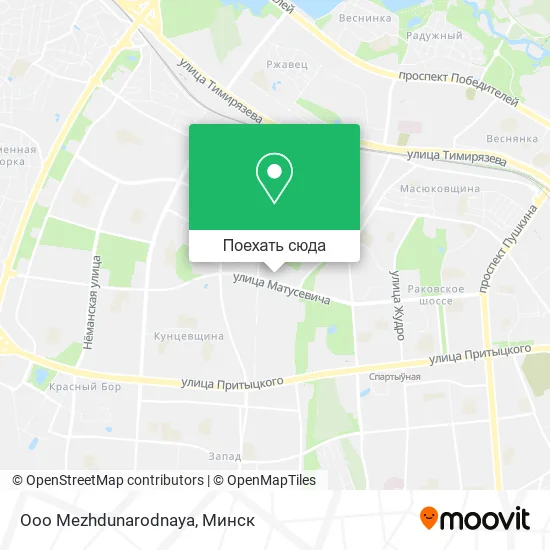 Карта Ooo Mezhdunarodnaya