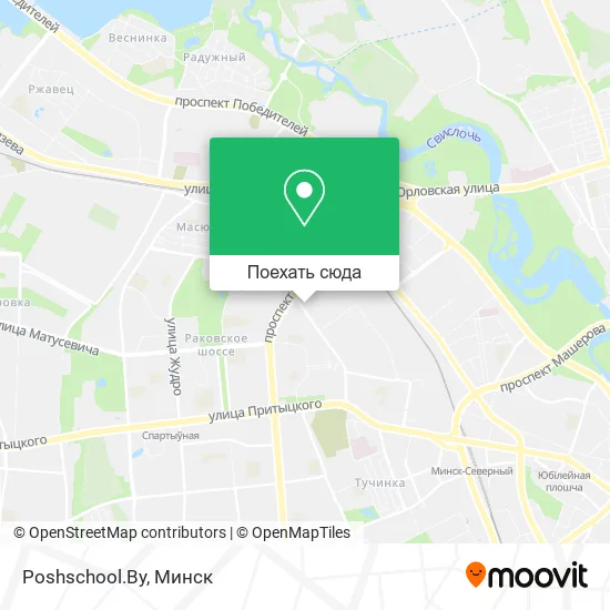 Карта Poshschool.By