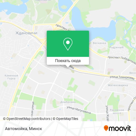 Карта Автомойка