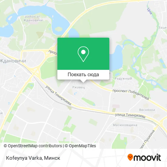 Карта Kofeynya Varka