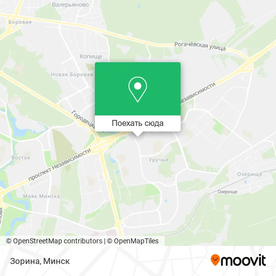 Карта Зорина