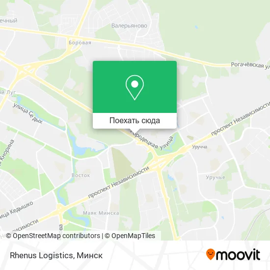 Карта Rhenus Logistics