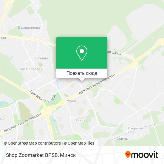 Карта Shop Zoomarket BPSB