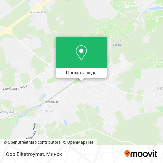 Карта Ooo Elitstroymat