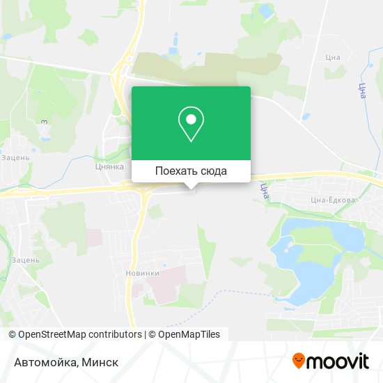 Карта Автомойка