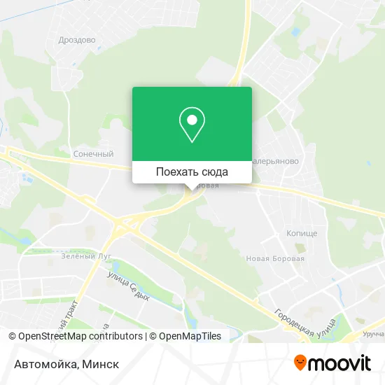 Карта Автомойка