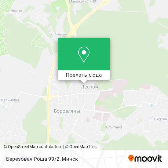 Карта Березовая Роща 99/2