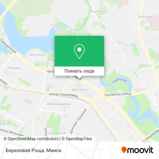 Карта Березовая Роща