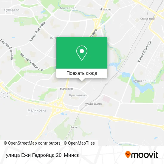 Карта улица Ежи Гедройца 20