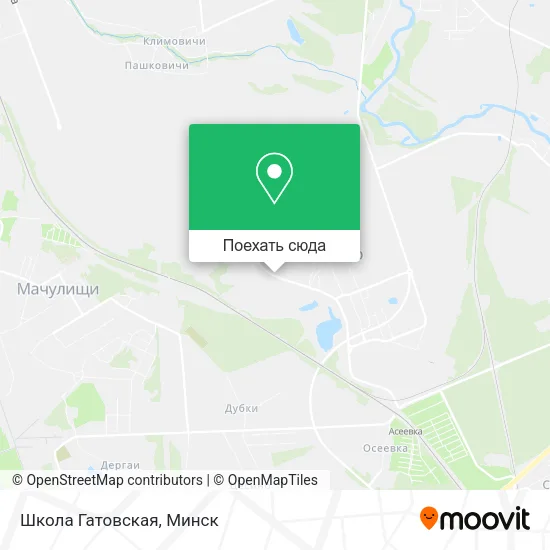 Карта Школа Гатовская