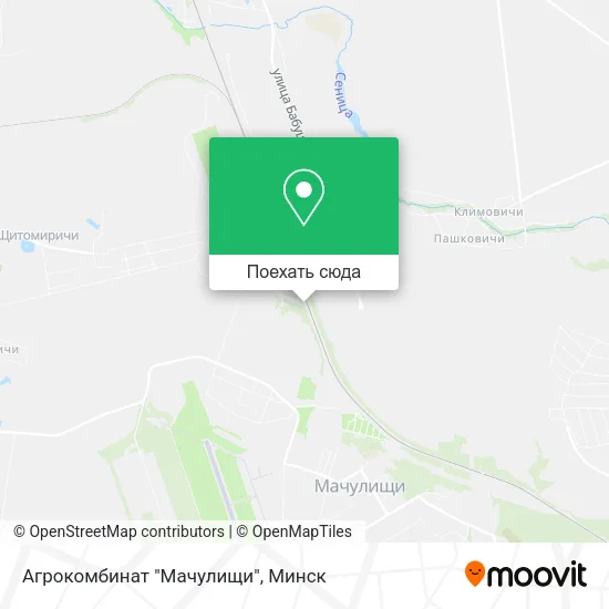 Карта Агрокомбинат "Мачулищи"
