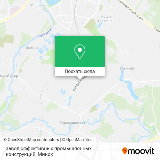 Карта завод эффективных промышленных конструкций