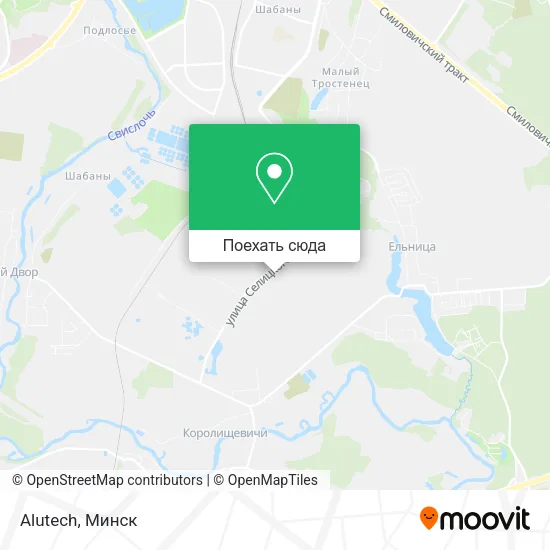 Карта Alutech