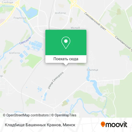 Карта Кладбище Башенных Кранов
