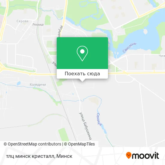 Карта тлц минск кристалл