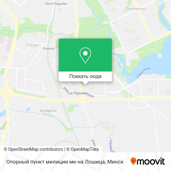 Карта Опорный пункт милиции мк-на Лошица