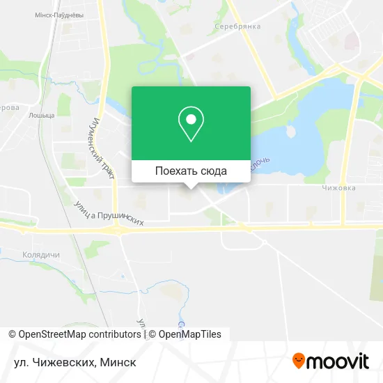 Карта ул. Чижевских