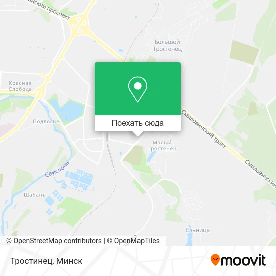 Карта Тростинец