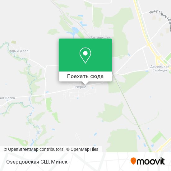 Карта Озерцовская СШ