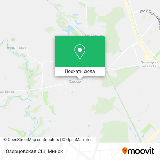 Карта Озерцовская СШ