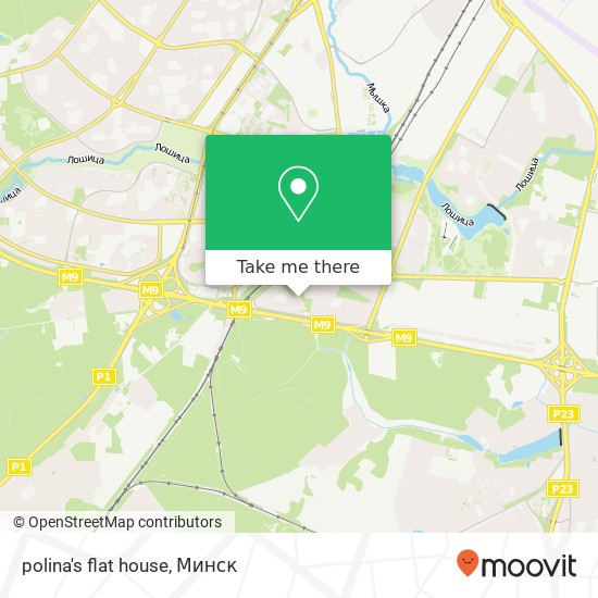 Карта polina's  flat house