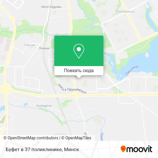 Карта Буфет в 37 поликлинике