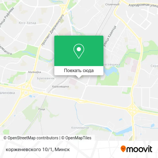 Карта корженевского 10/1