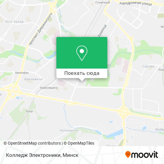 Карта Колледж Электроники