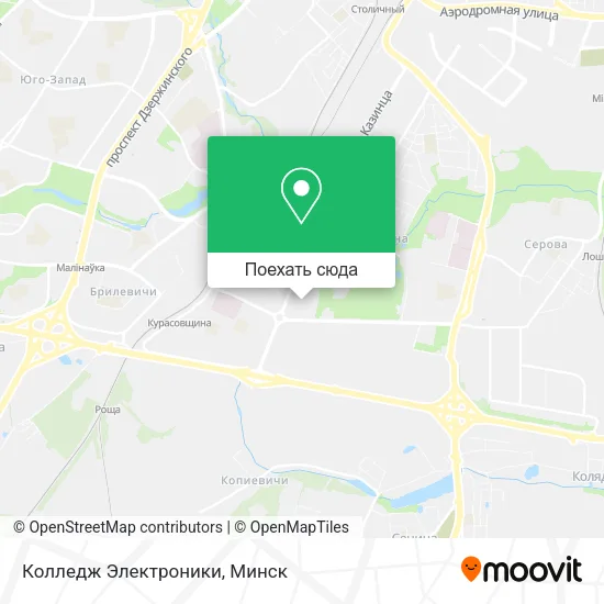 Карта Колледж Электроники