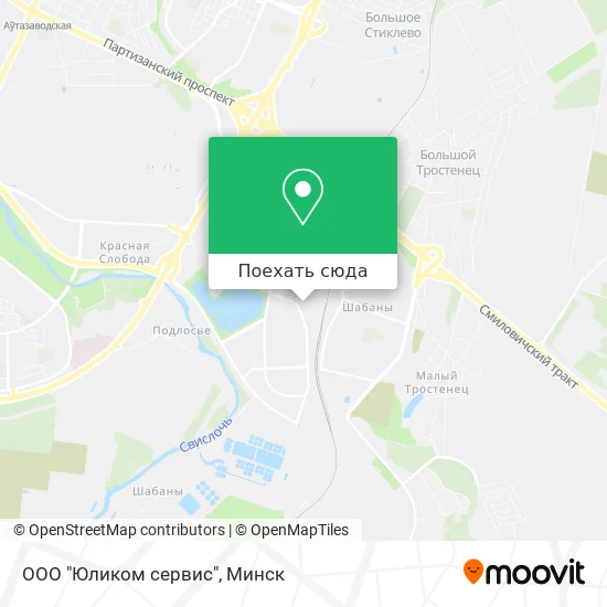 Карта ООО "Юликом сервис"