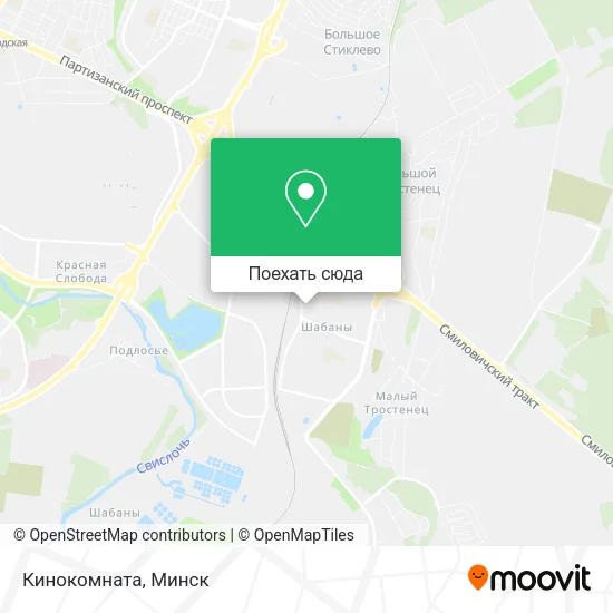 Карта Кинокомната