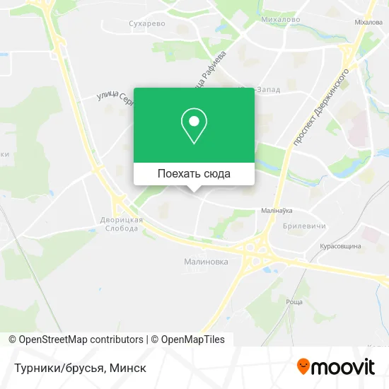 Карта Турники/брусья