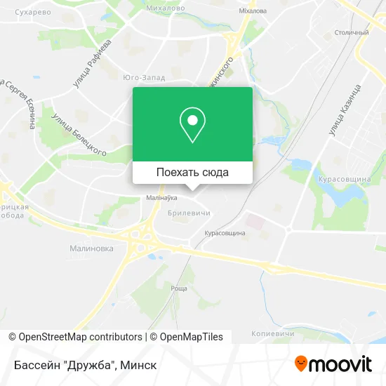 Карта Бассейн "Дружба"