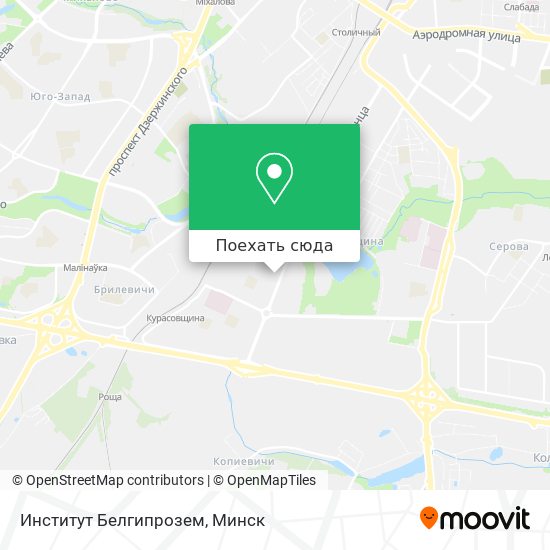 Карта Институт Белгипрозем