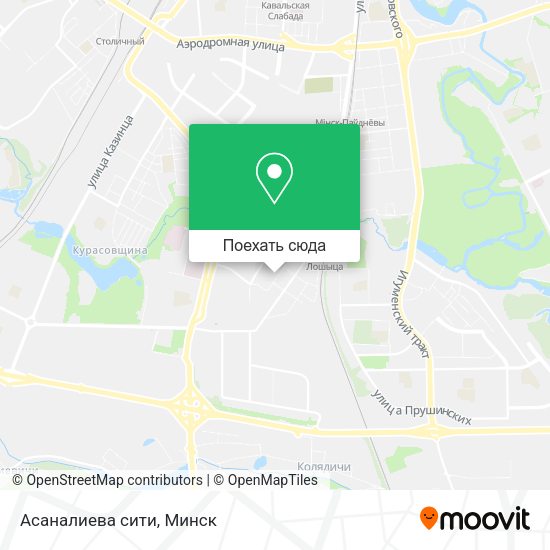 Карта Асаналиева сити