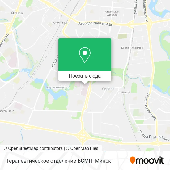 Карта Терапевтическое отделение БСМП