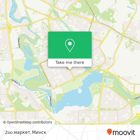 Карта Zoo маркет