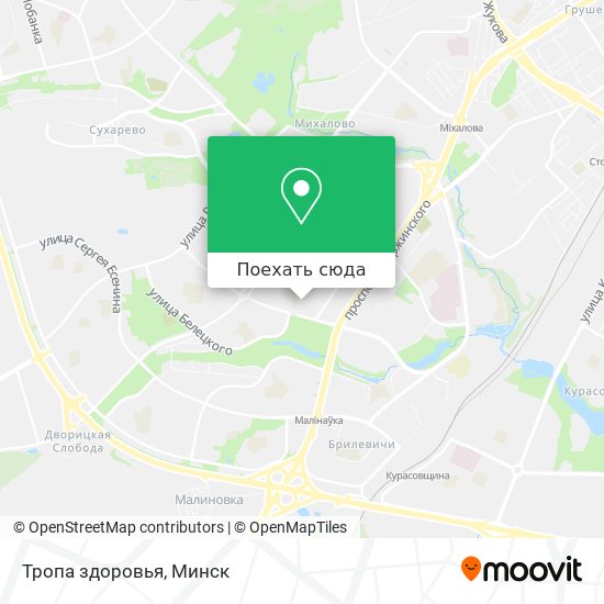 Карта Тропа здоровья