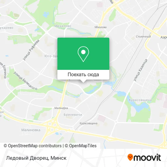 Карта Ледовый Дворец